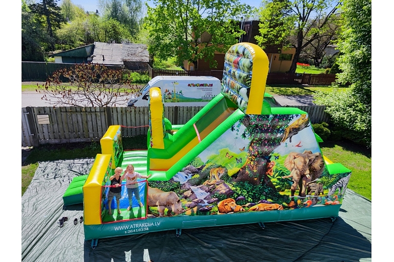 Inflatable attractions for children