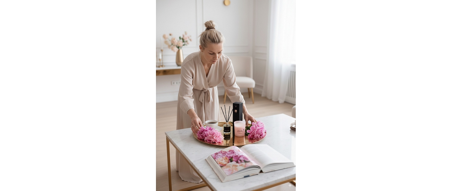 Natural scented candles for the home