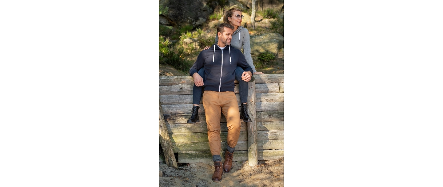 Hooded work jacket for work and leisure