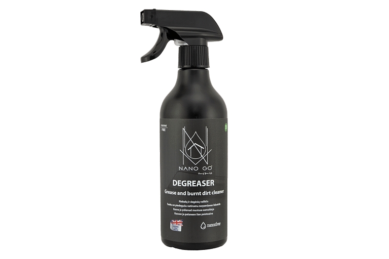 Grease and burnt-on dirt remover, ideal for kitchens.