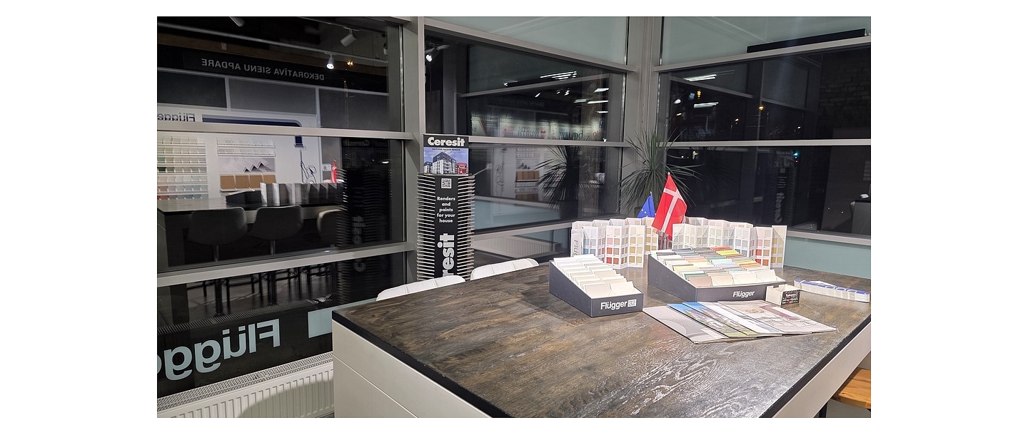 Designer corner at Ceresit un Flugger Profcentrs veikalā