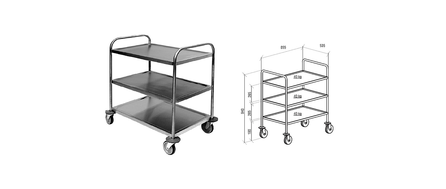 Стеллажи для строительных лесов из нержавеющей стали