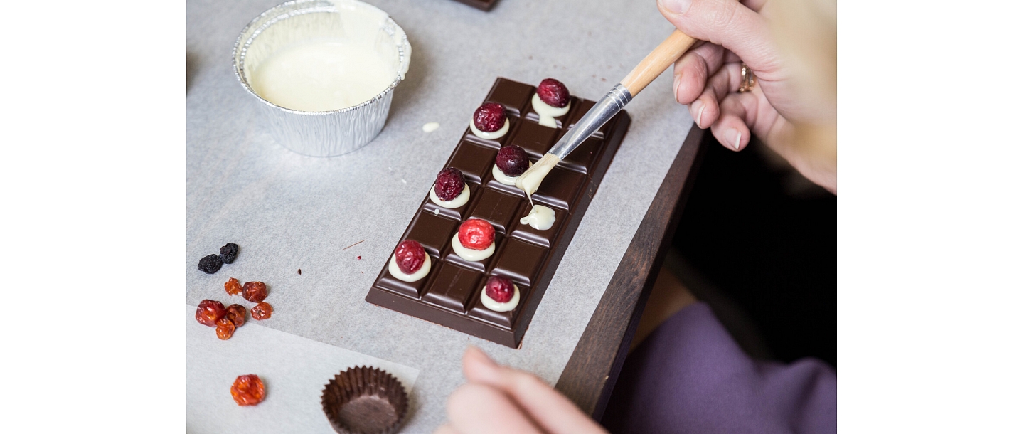 Chocolate candy decoration