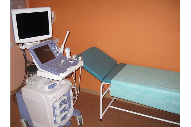 Ultrasonographic examination with  next generation ultrasonograph