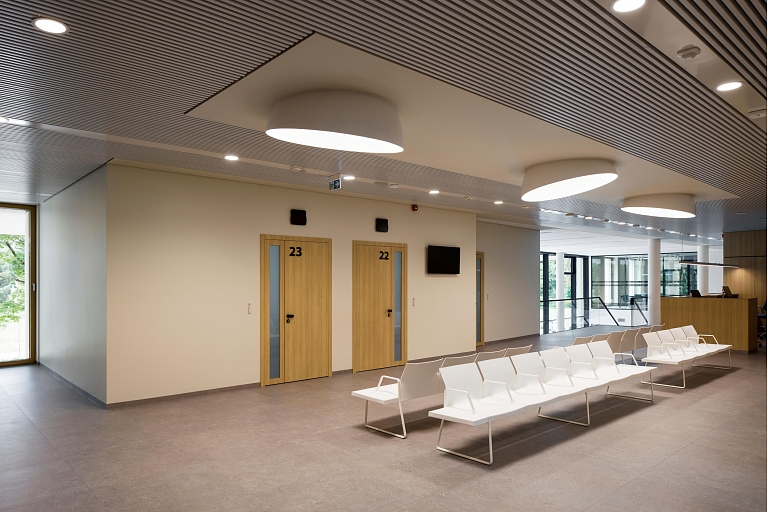 Dr. Mauriņša Clinic waiting room