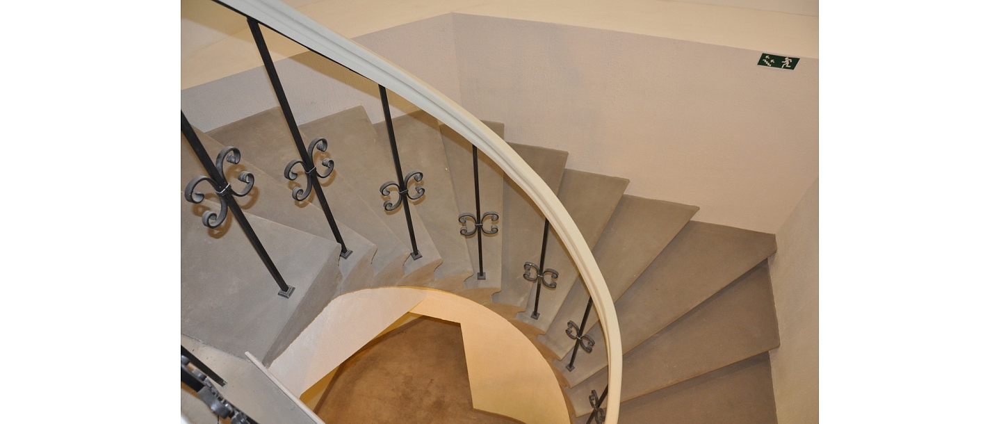 Concrete steps.