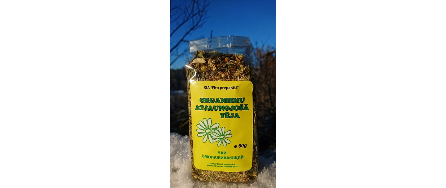 Organismu atjaunojoša tēja