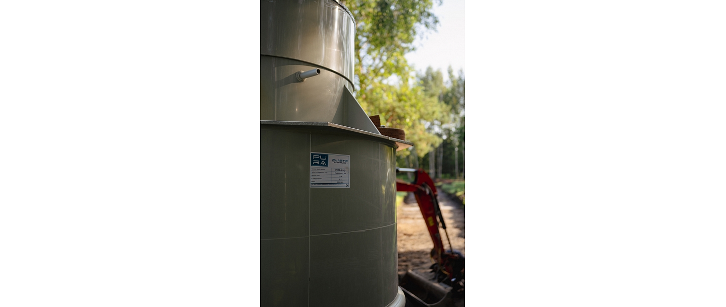 Biological sewage tanks, septics, water supply