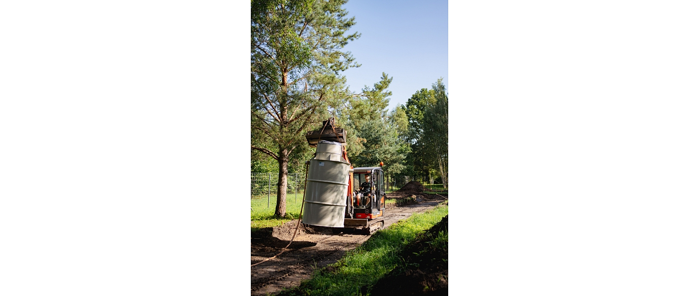 Bioloģiskās kanalizācijas tvertnes, septiķi, ūdens apgāde