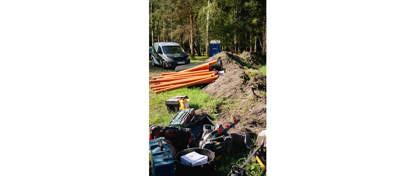 Biological sewage tanks, septics, water supply