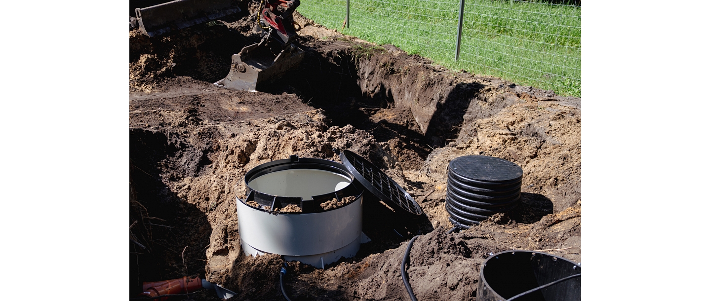 Biological sewage tanks, septics, water supply