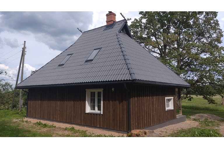 Wooden house decoration
