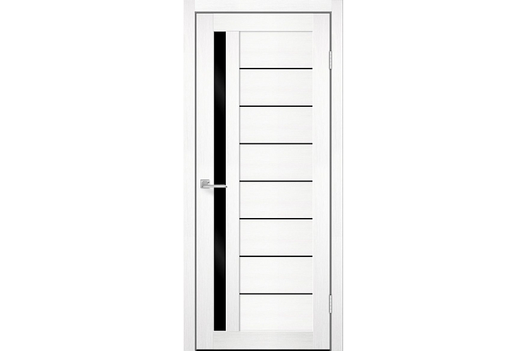 Door delta snow, black glass