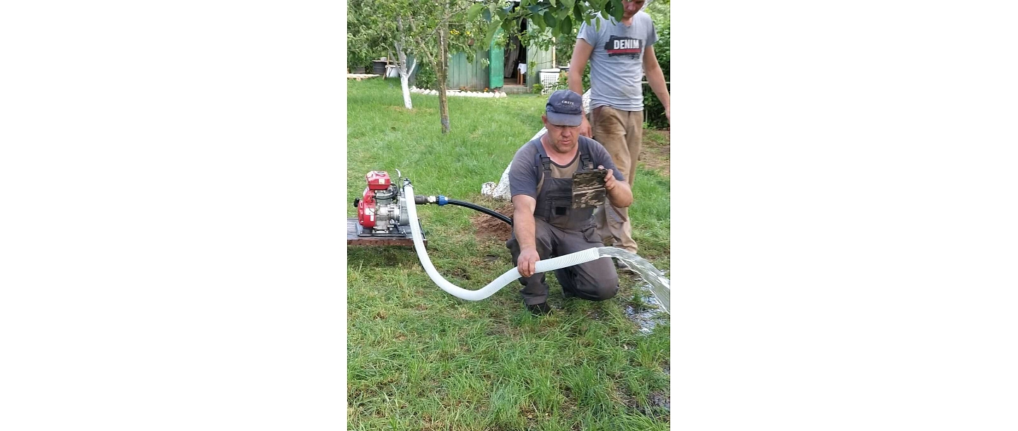 Water source extraction setup