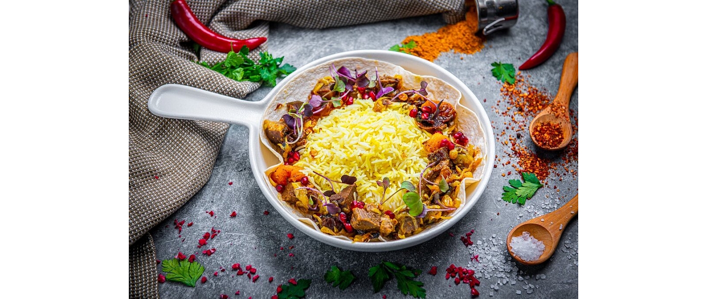 Pilaff "Armudu" with lamb