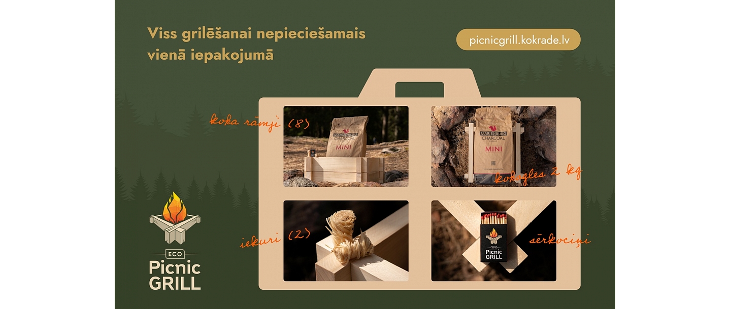 Эко-гриль для пикника