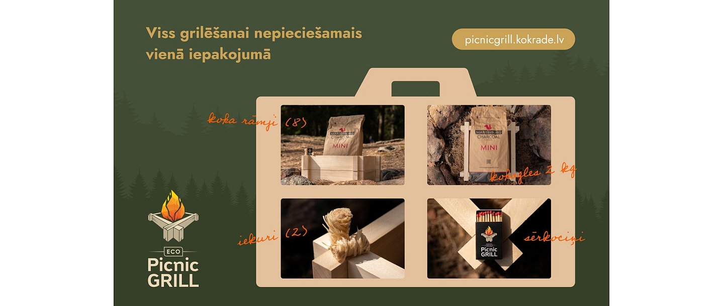 Эко-гриль для пикника
