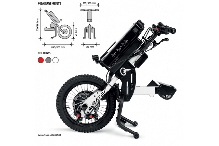 Electric traction sheave.