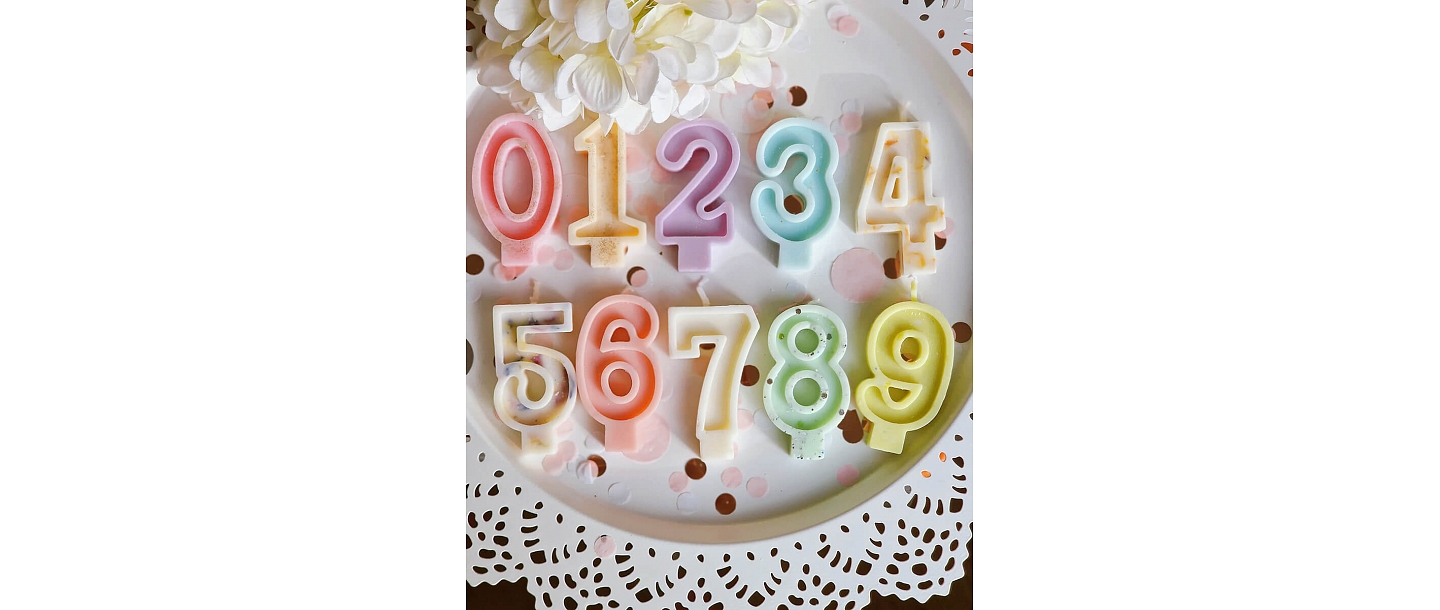 Цифры свечей