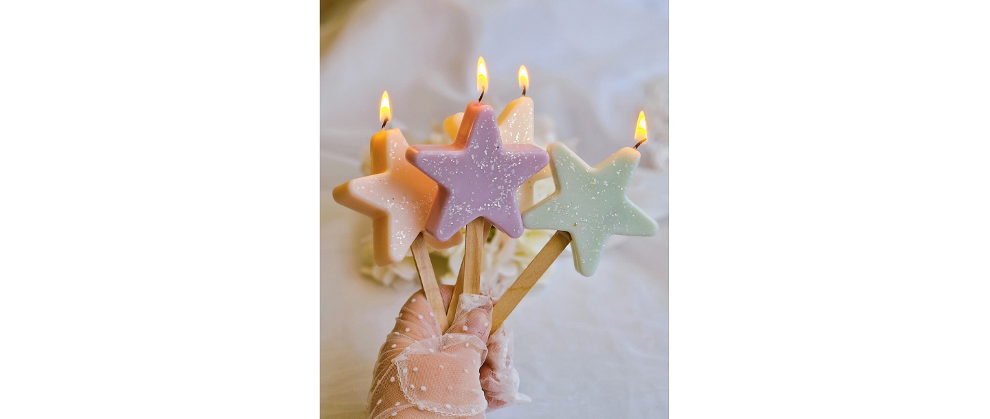 Cake topper stars
