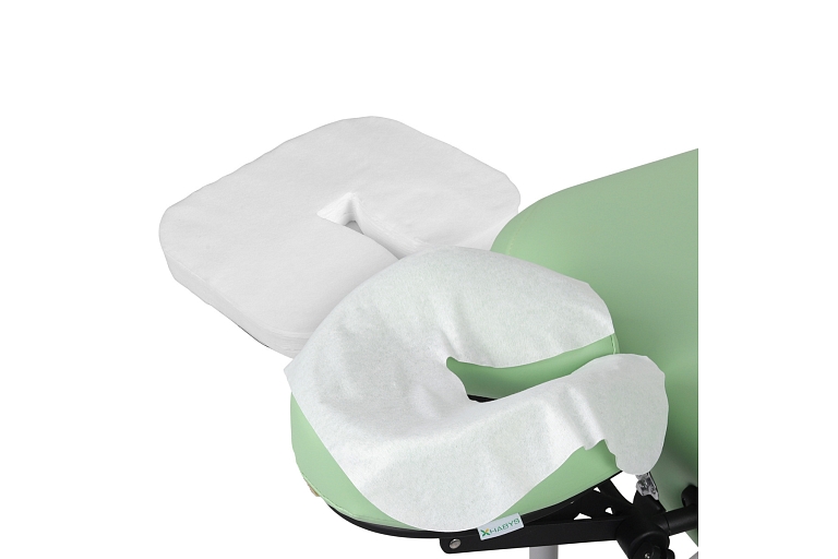 Massage table face covers
