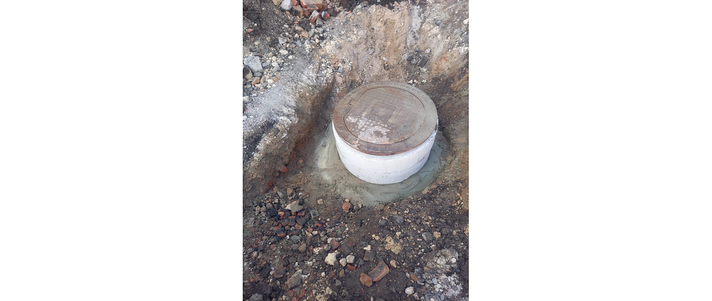 Installation of a new sewer well
