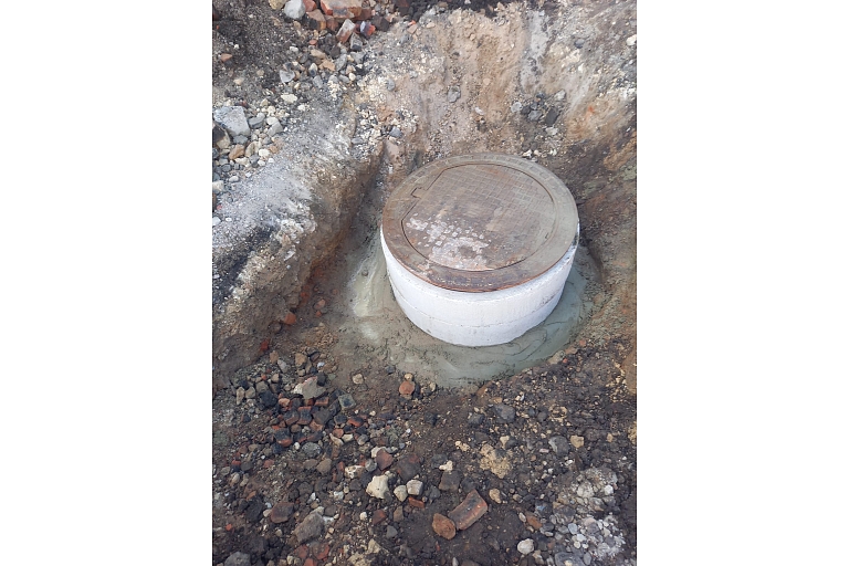 Установка новой канализационной скважины