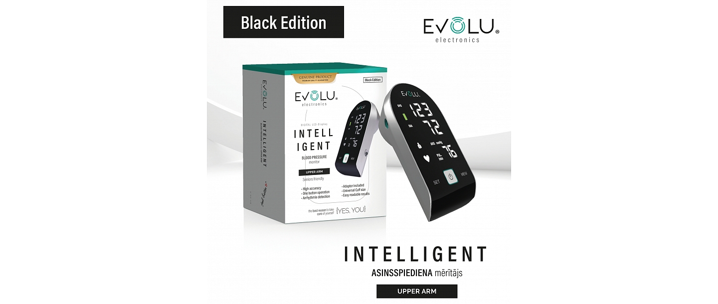 Evolu INTELLIGENT asinsspiediena mērītājs b