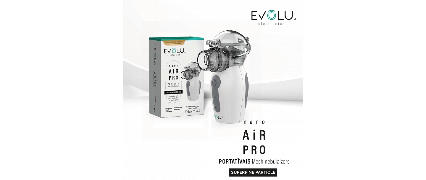 Evolu nano AIR PRO portable Mesh nebulizer
