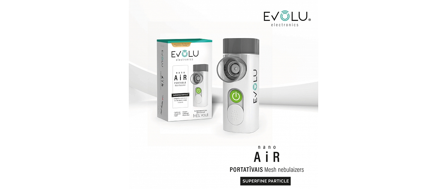 Портативный сетчатый небулайзер Evolu nano AIR