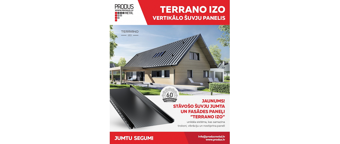 Vertikālo šuvju panelis