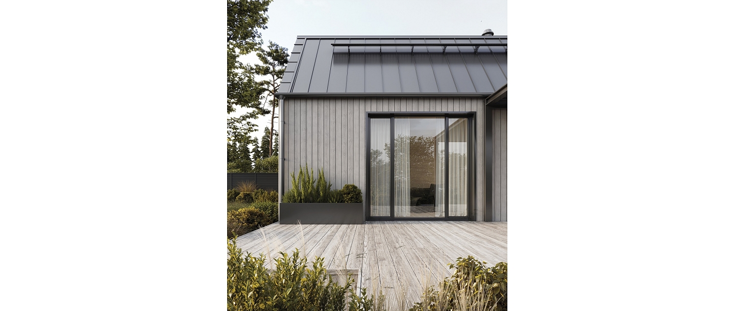 Фасадный виниловый сайдинг Vinfront Honey Oak2