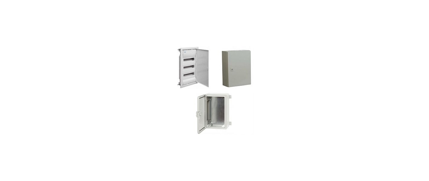Distribution cabinets and enclosures