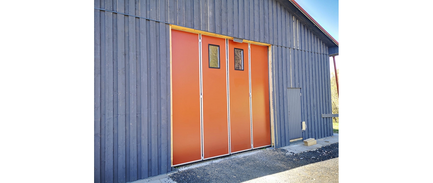 Установка ворот