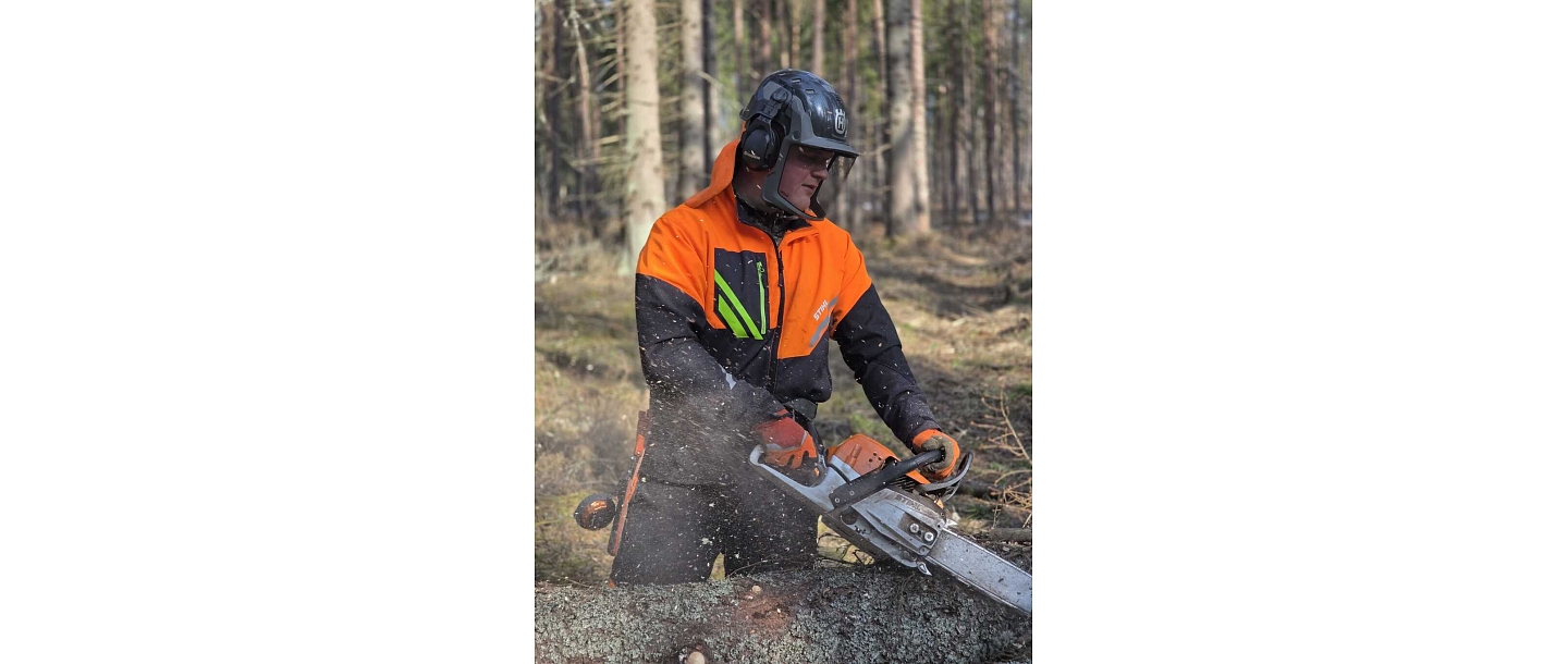 Profesionāla cirsmu izstrāde ar motorzāģi Rēzeknes novadā