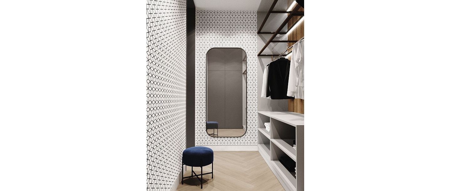 интерьер гардероба