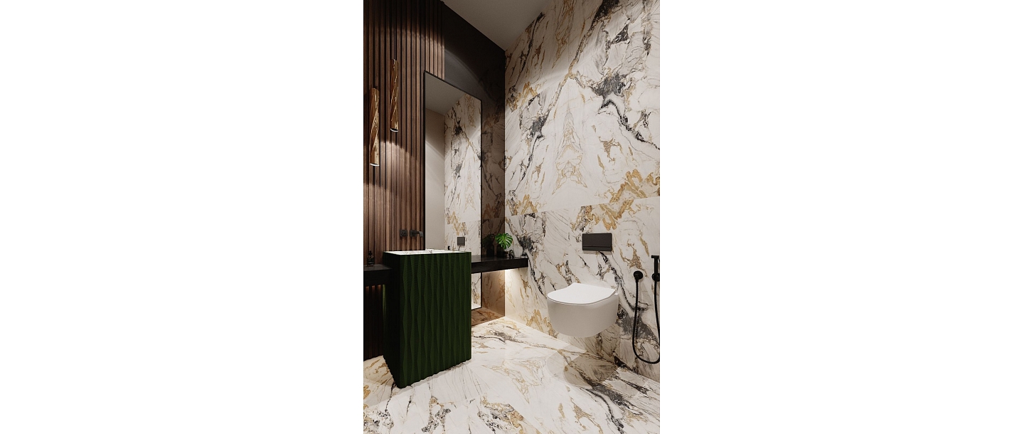 interior design for a toilet room