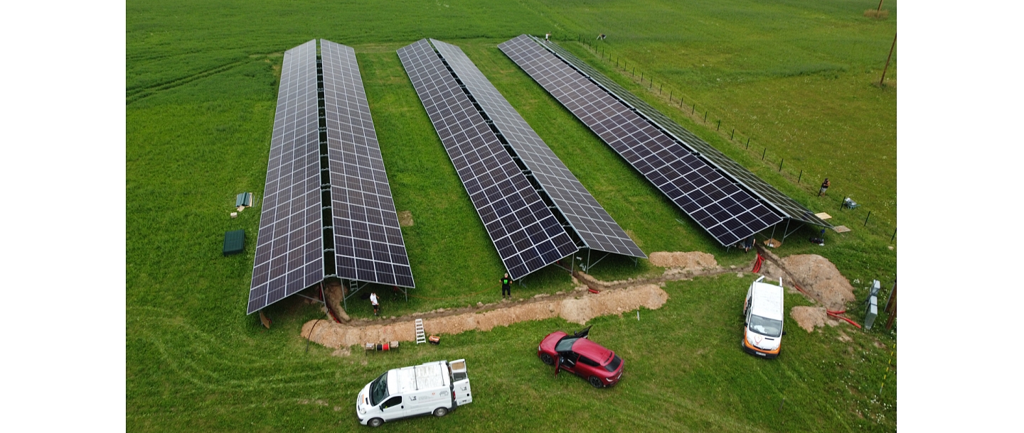 Solar panel installation