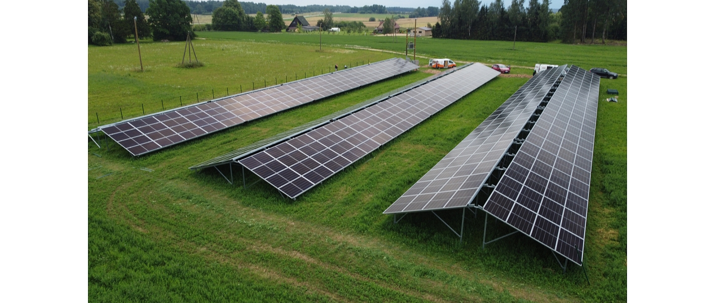 Установка солнечных панелей