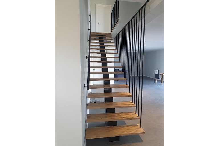 Individual design of indoor and outdoor stairs and stairways, production and installation in Kurzeme