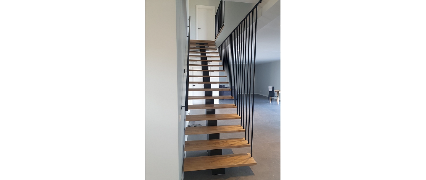Individual design of indoor and outdoor stairs and stairways, production and installation in Kurzeme
