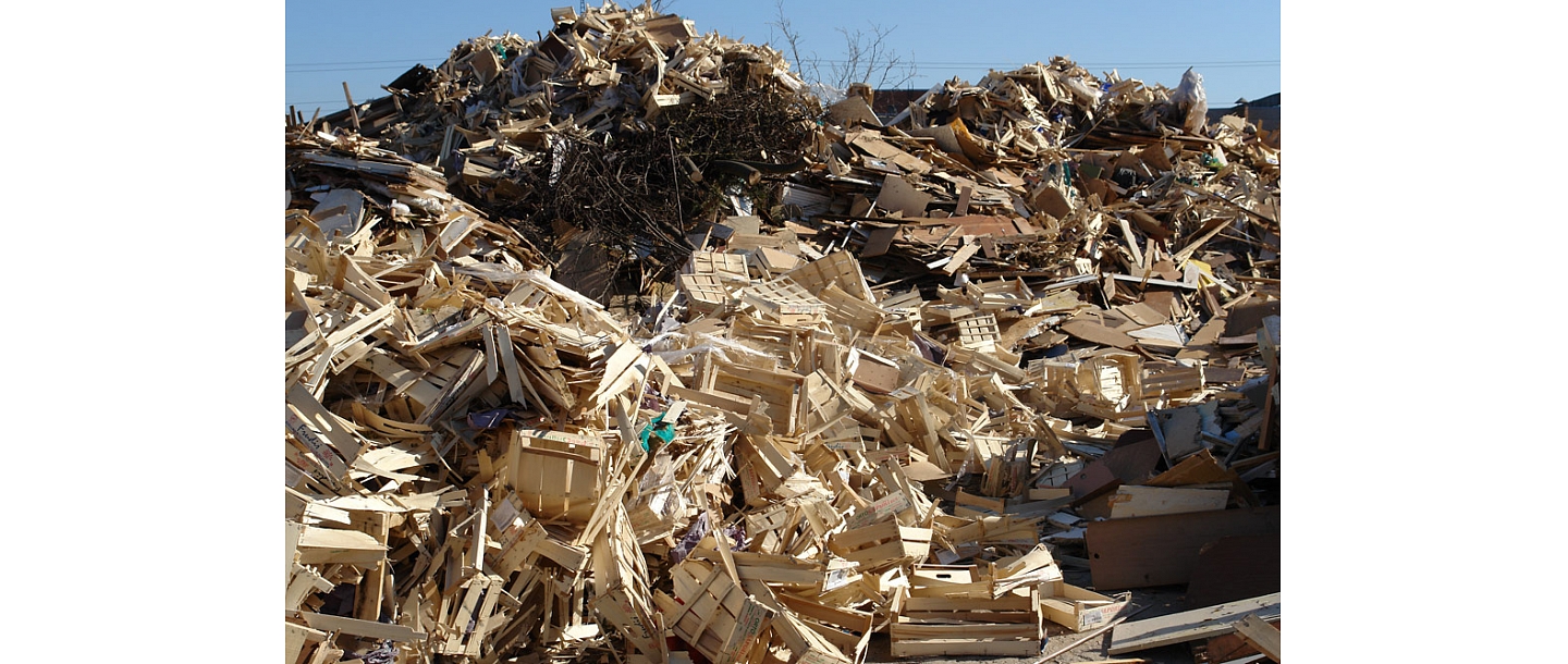 Wood waste processing