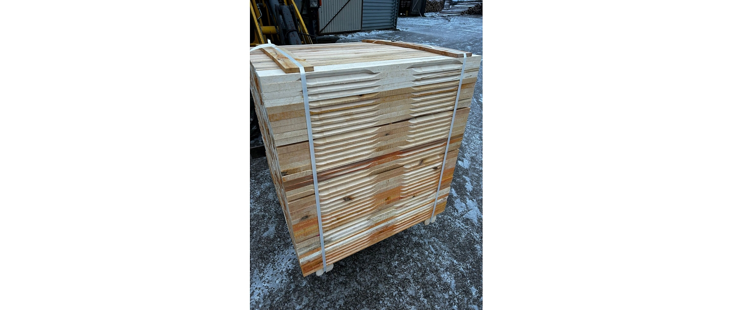 Milled terrace boards