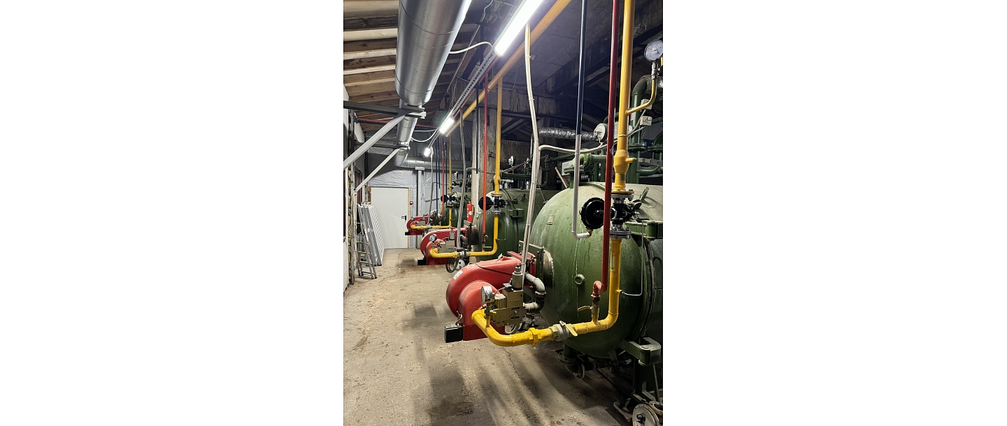 Sewerage system construction.