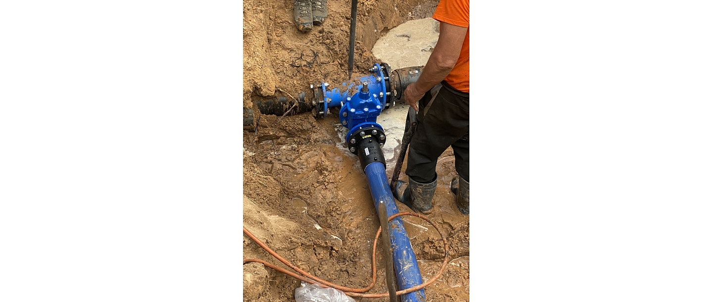 Preparation of the surrounding area.