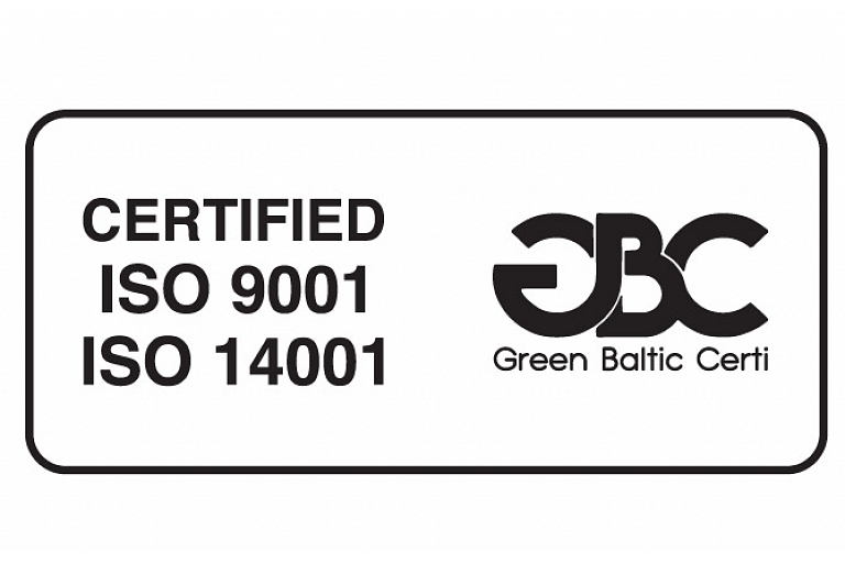 Environmental and ISO certificate