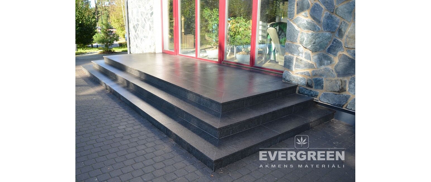 Granite stairs