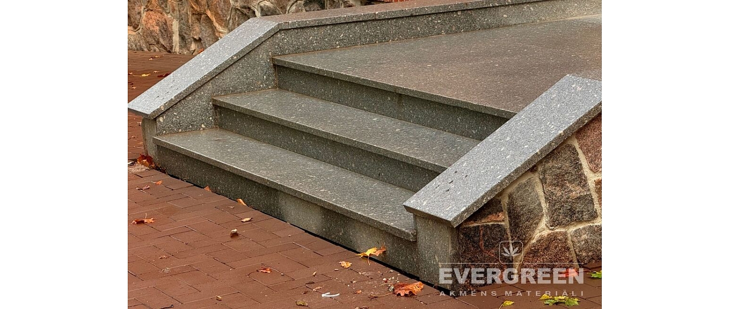 Granite stairs