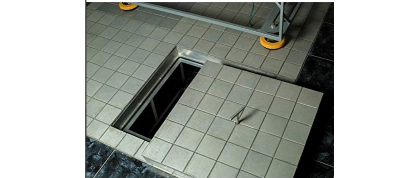 Floor tile hatch