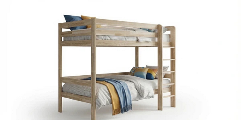 Wooden beds of various sizes, we produce to order